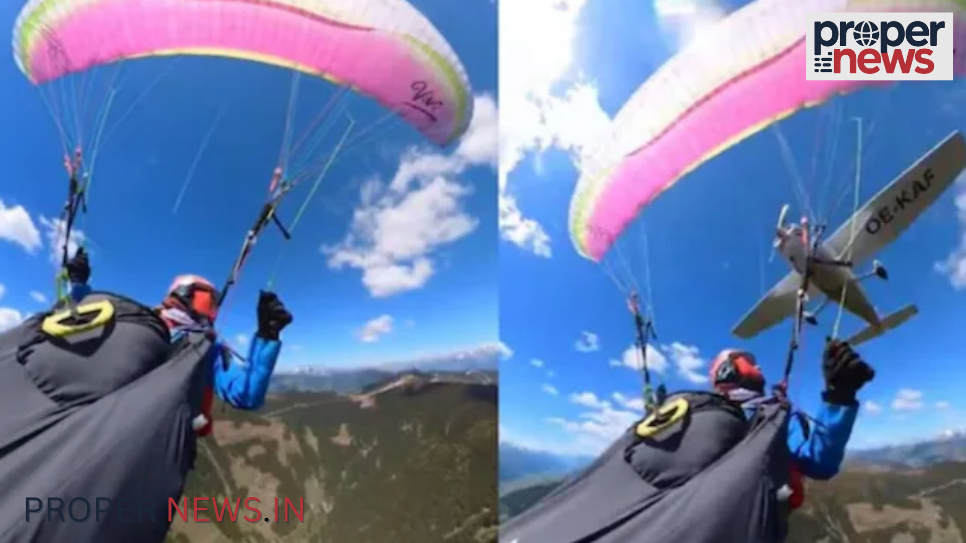 Paraglider Crash