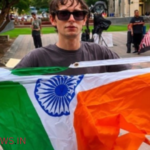 Texas में शर्मनाक हरकत: प्रदर्शनकारियों के सामने भारतीय तिरंगे का अपमान, वीडियो वायरल