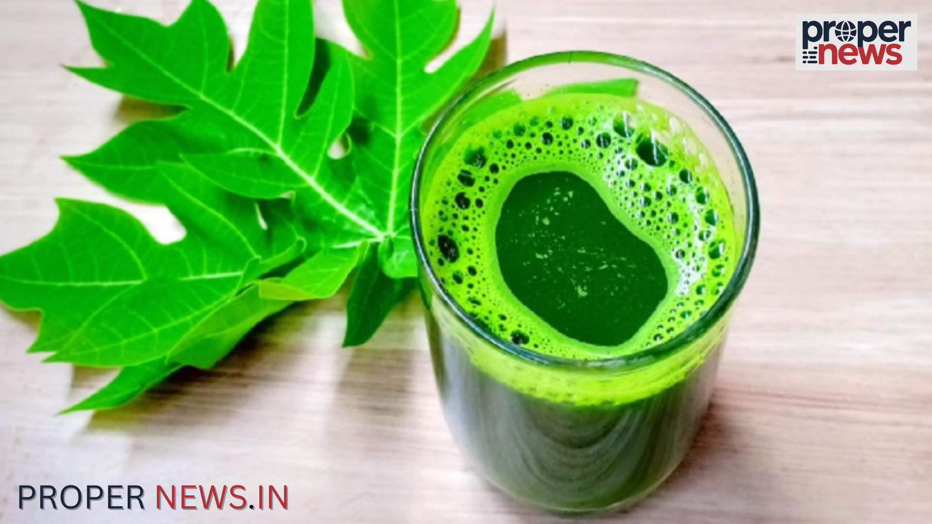 Papaya leaf juice for dengue