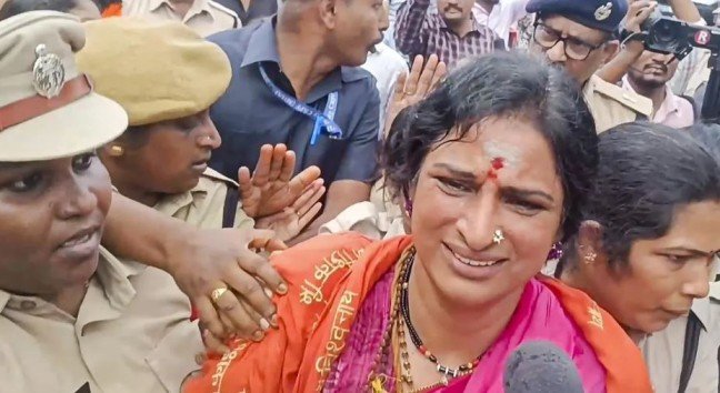 Madhavi Lata Bagalkot Entry Ban