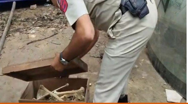 Delhi scrap school skeleton mystery