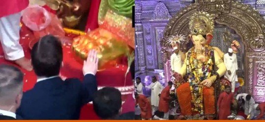 US Ambassador Sergio Gor Visits Lalbaugcha Raja