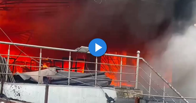 Massive Hotel Fire in Meerut