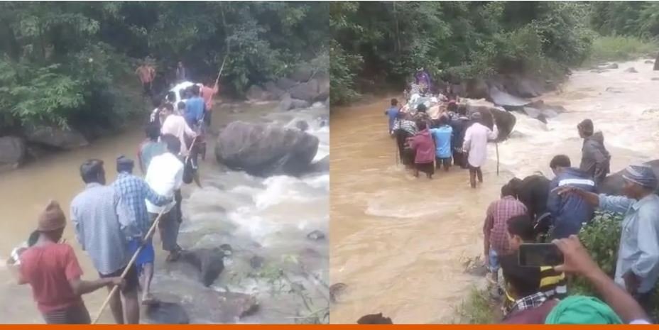 Koraput river crossing funeral crisis
