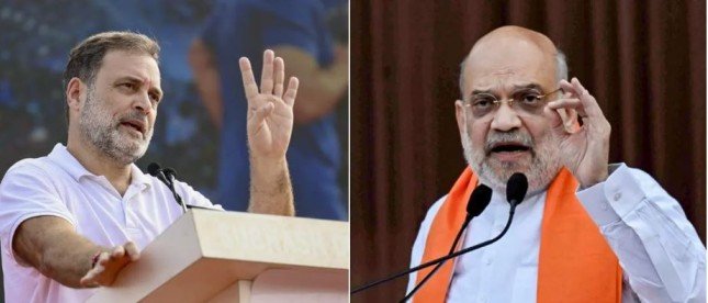 Amit Shah Rahul Gandhi