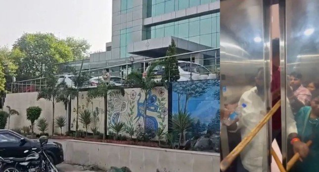 Jharkhand Bhavan elevator accident