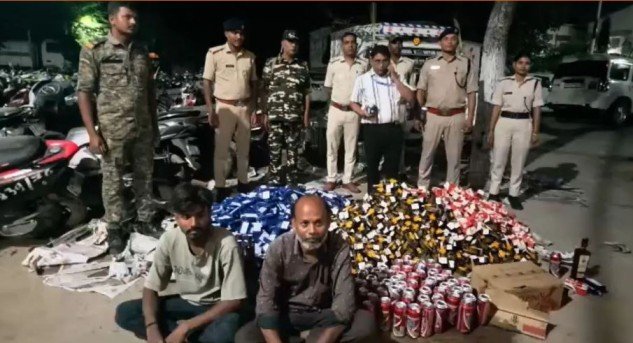 Bihar Liquor Seizure