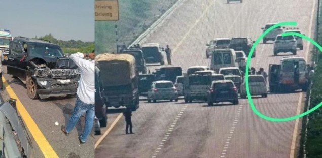 Rahul Gandhi Convoy Accident